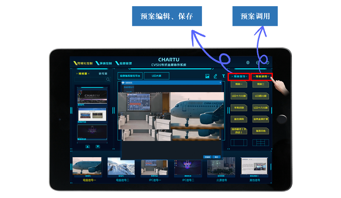 预案预编辑、调用