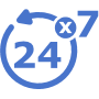 稳定性[#]系统7x24小时全天候运行，保障监控管制无间断。